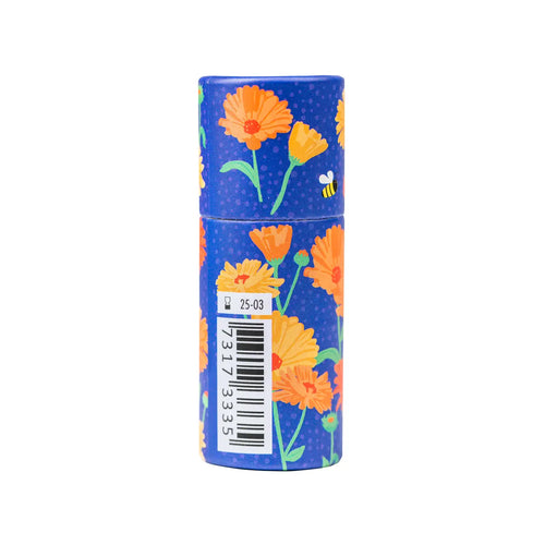 Bálsamo labial de caléndula en envase de papel