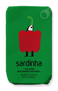 Sardina en aceite de oliva ecológico y pimiento rojo ecológico