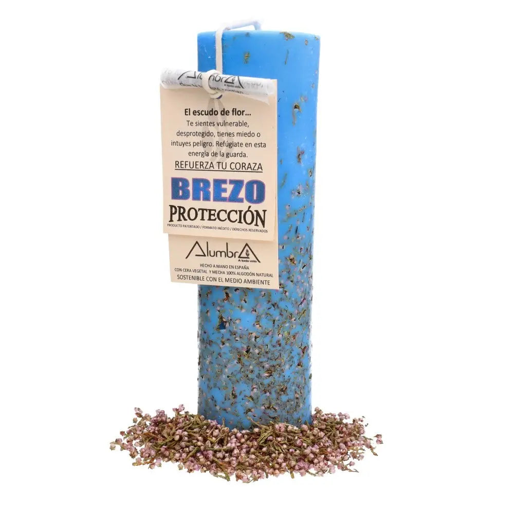 Vela Artesanal con Brezo - Proteccion