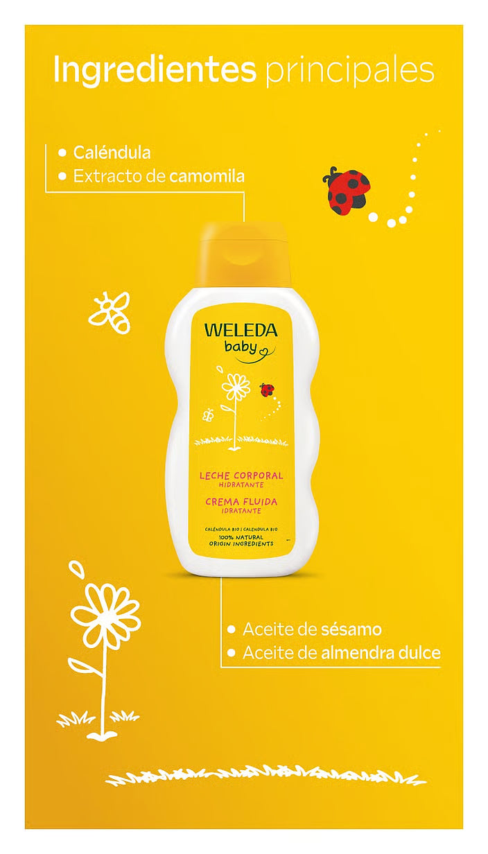 Leche Corporal de Caléndula 200ml
