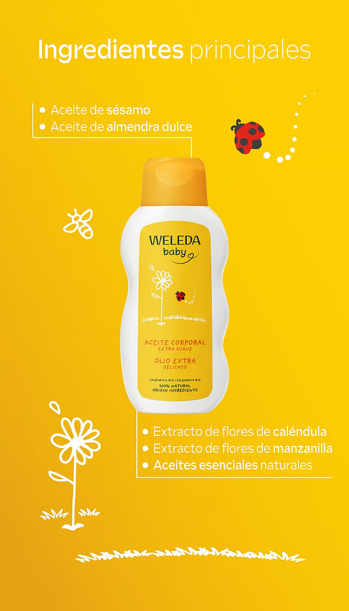 Aceite de Bebé de Caléndula 200ml