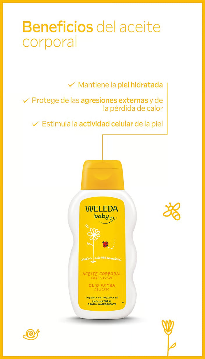 Aceite de Bebé de Caléndula 200ml