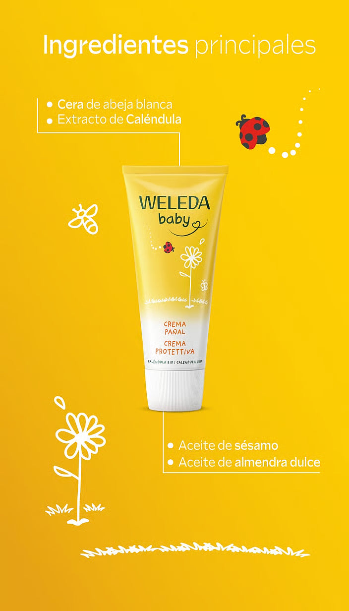 Crema Pañal de Caléndula para Bebe 75ml