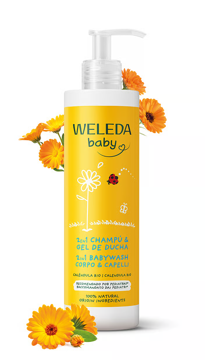 Champú y Gel de Ducha Caléndula 400ml.