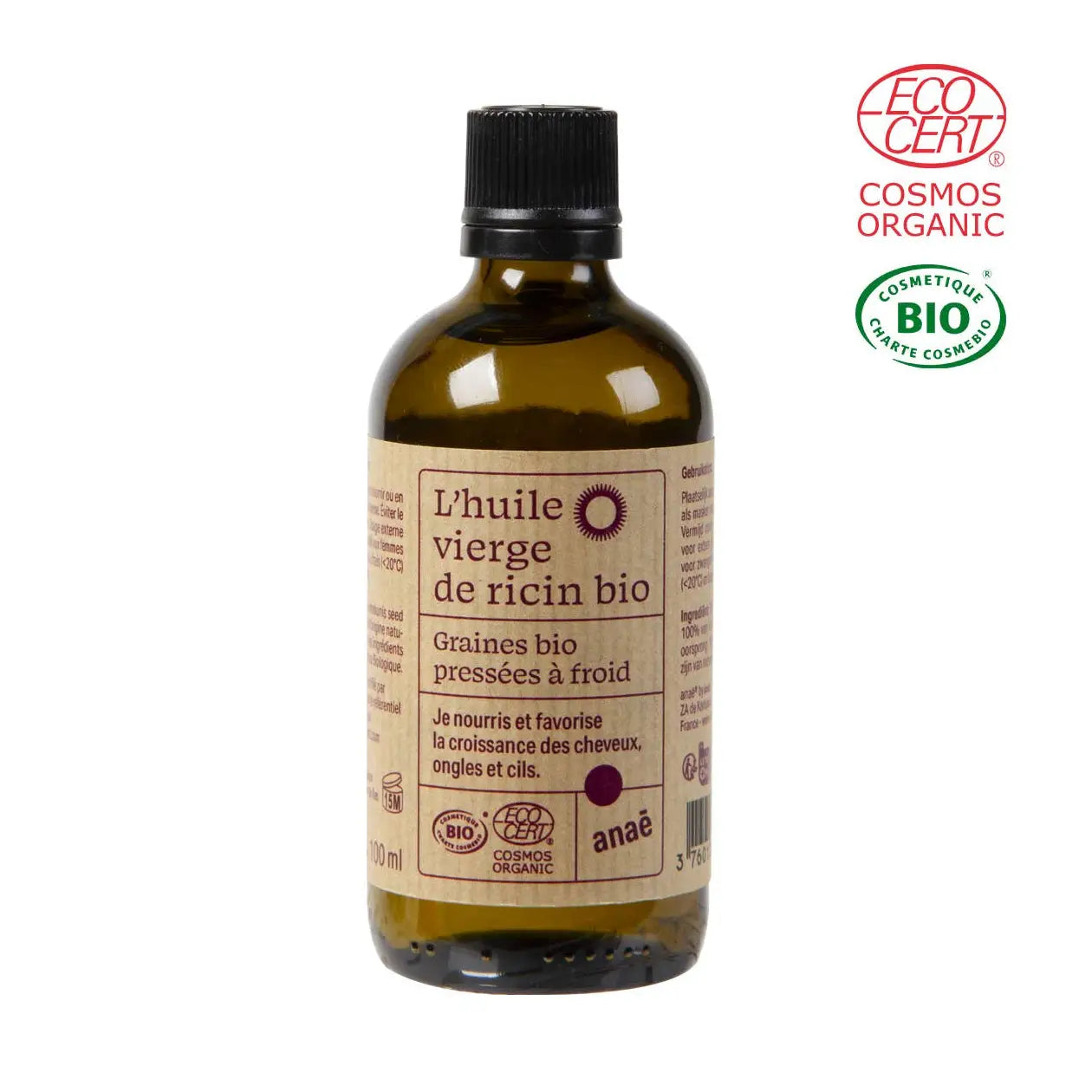 Aceite de Ricino Bio - 100ML - Anaé