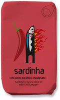 Sardina con pimiento picante y aceite de oliva picante