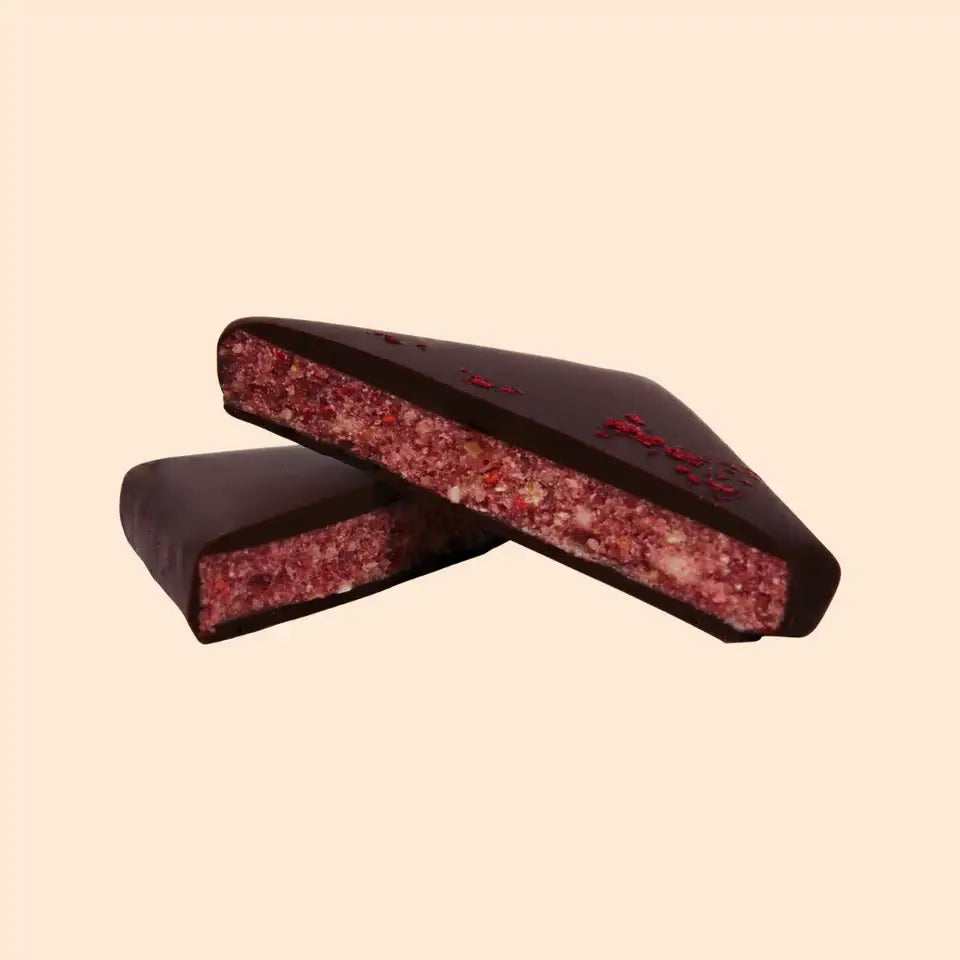Chocolate de Frambuesa y Macadamia