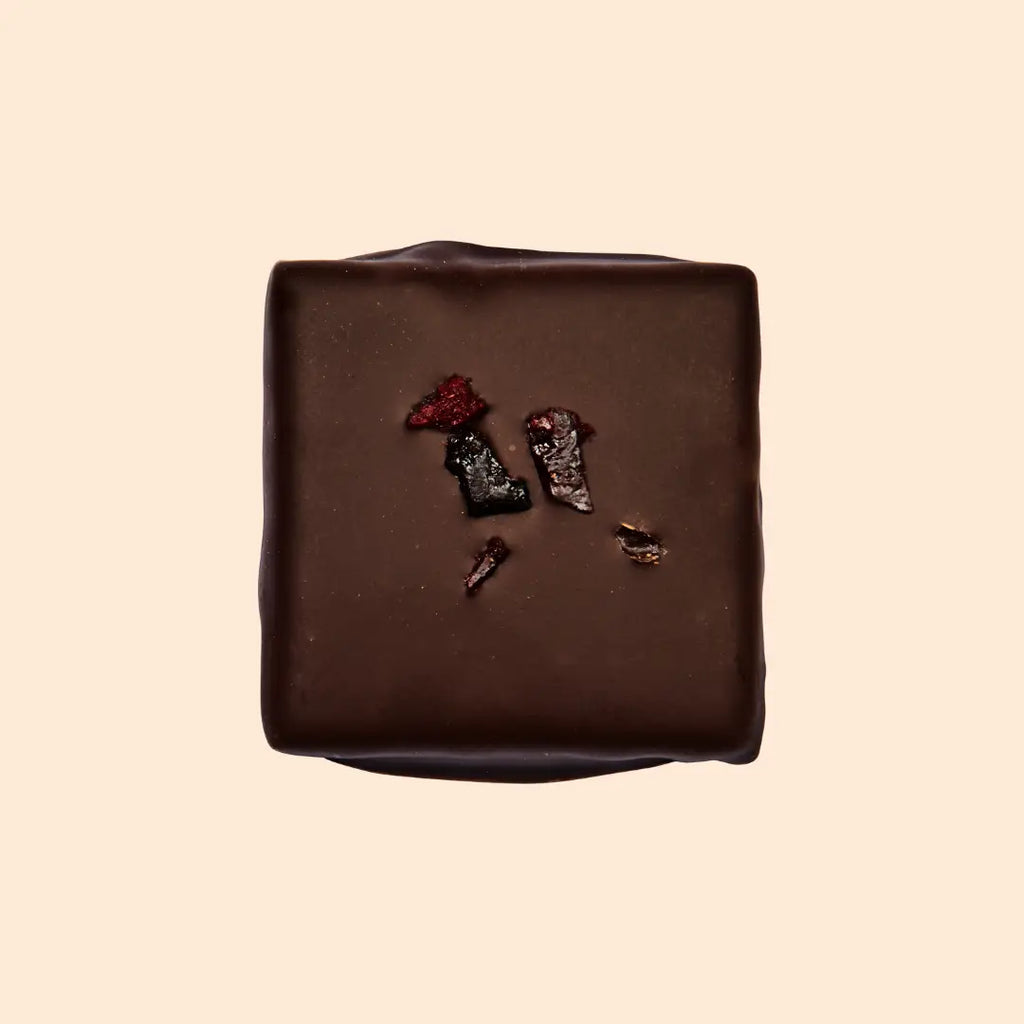 Chocolate con mantequilla de un solo fruto seco - Higo salado