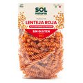 Fusilli de lenteja roja bio sin gluten 250gr.