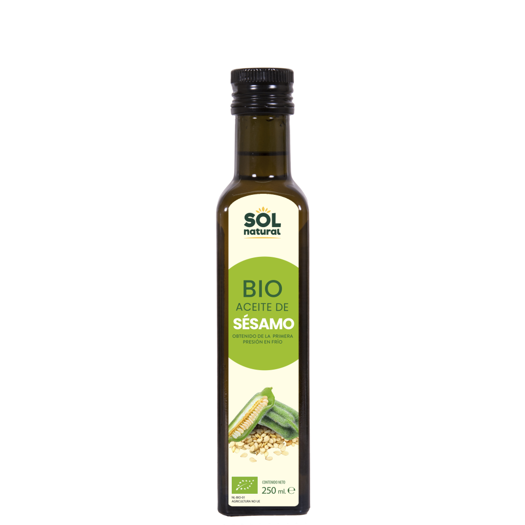 Aceite de sésamo bio 250ml.
