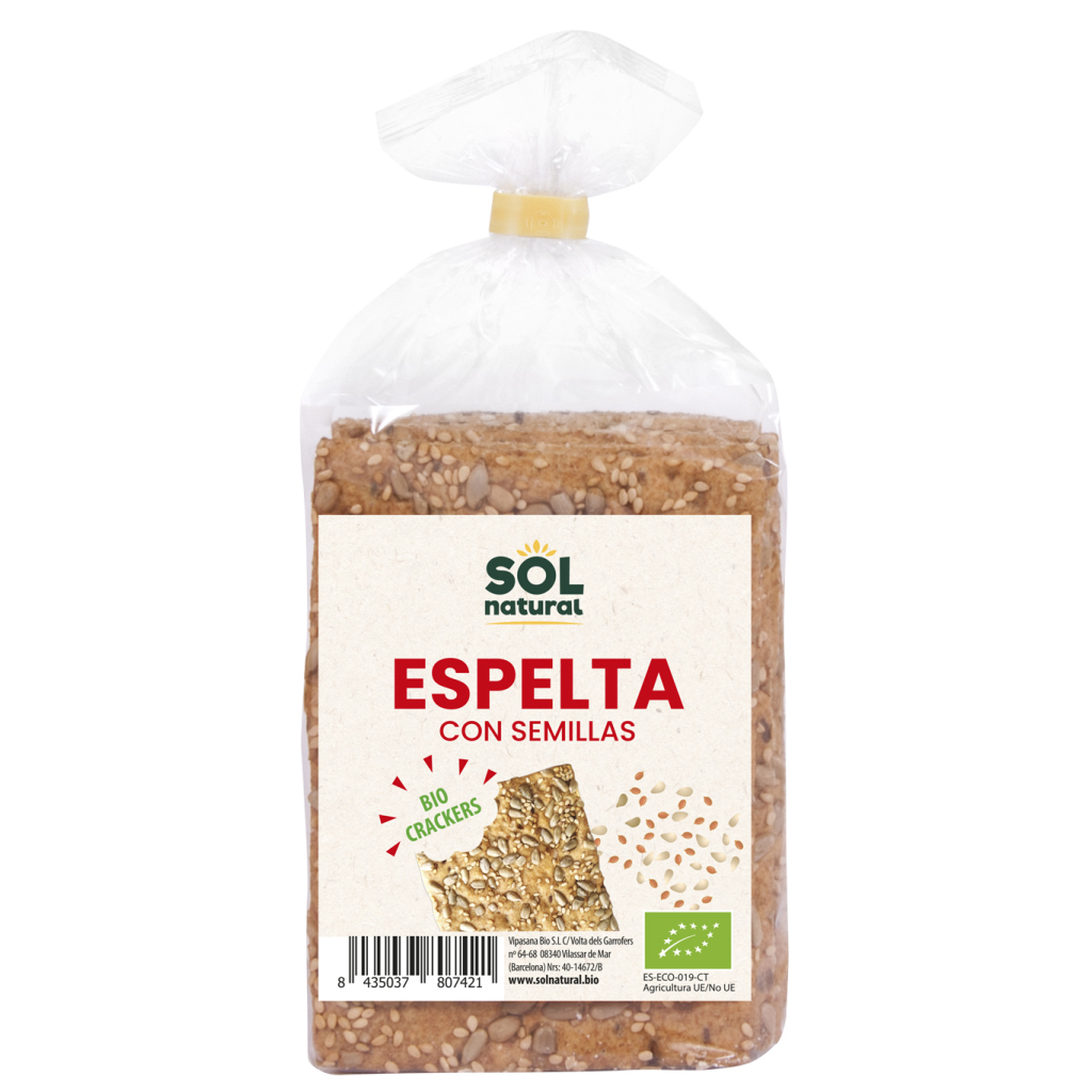 Crackers de espelta bio 200gr