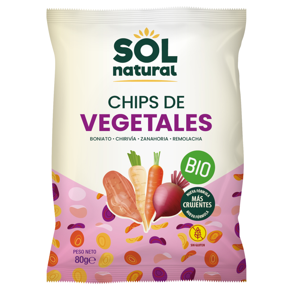 Chips de Vegetales Con Aceite de 80gr
