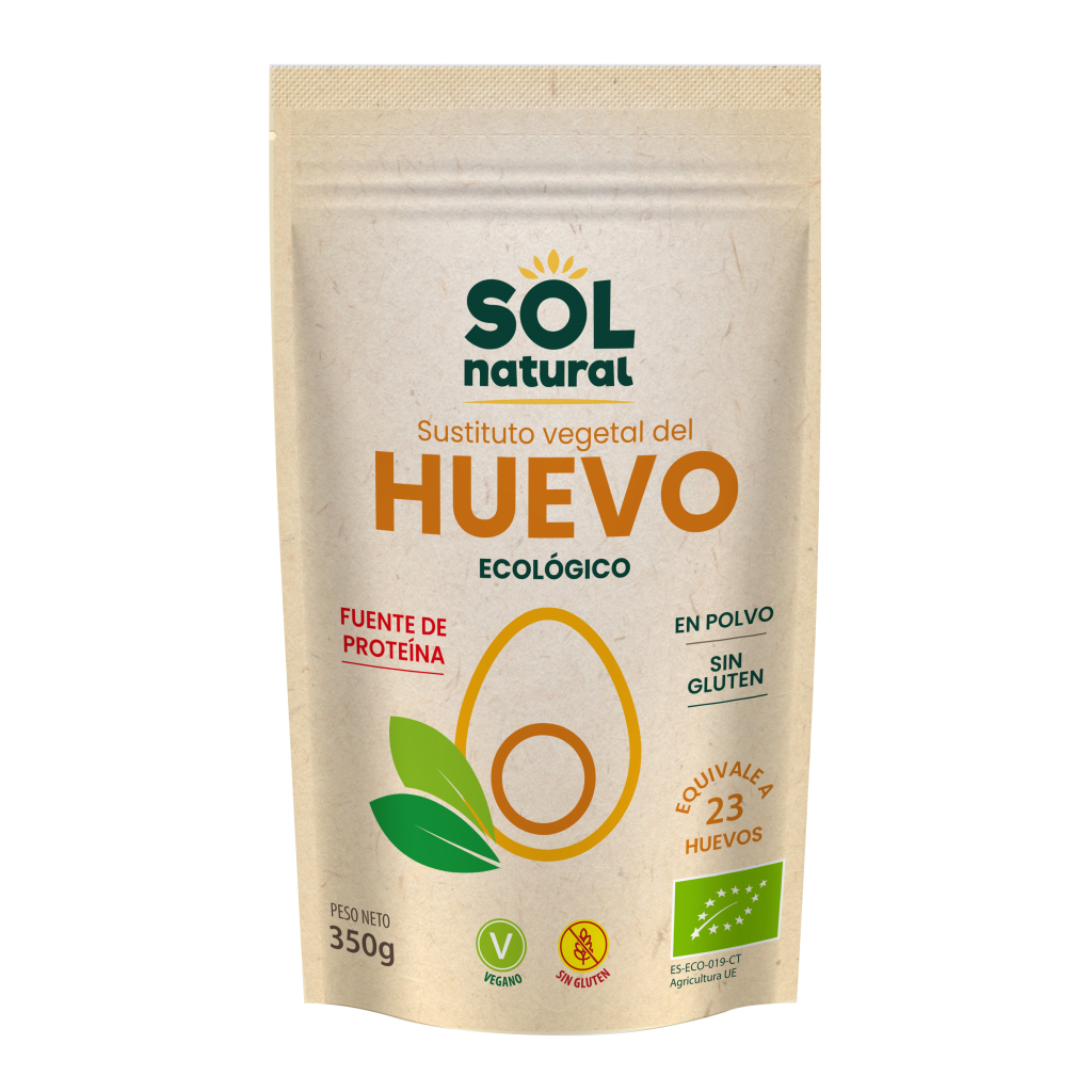 Sustituto vegetal del huevo en polvo bio 350gr.