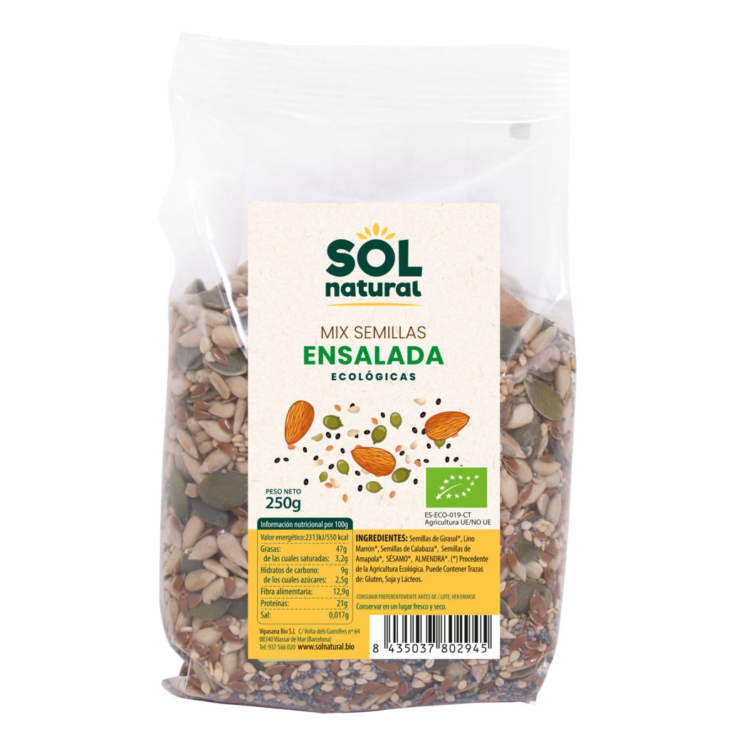 Mix de Semillas para Ensaladas Bio 250gr.
