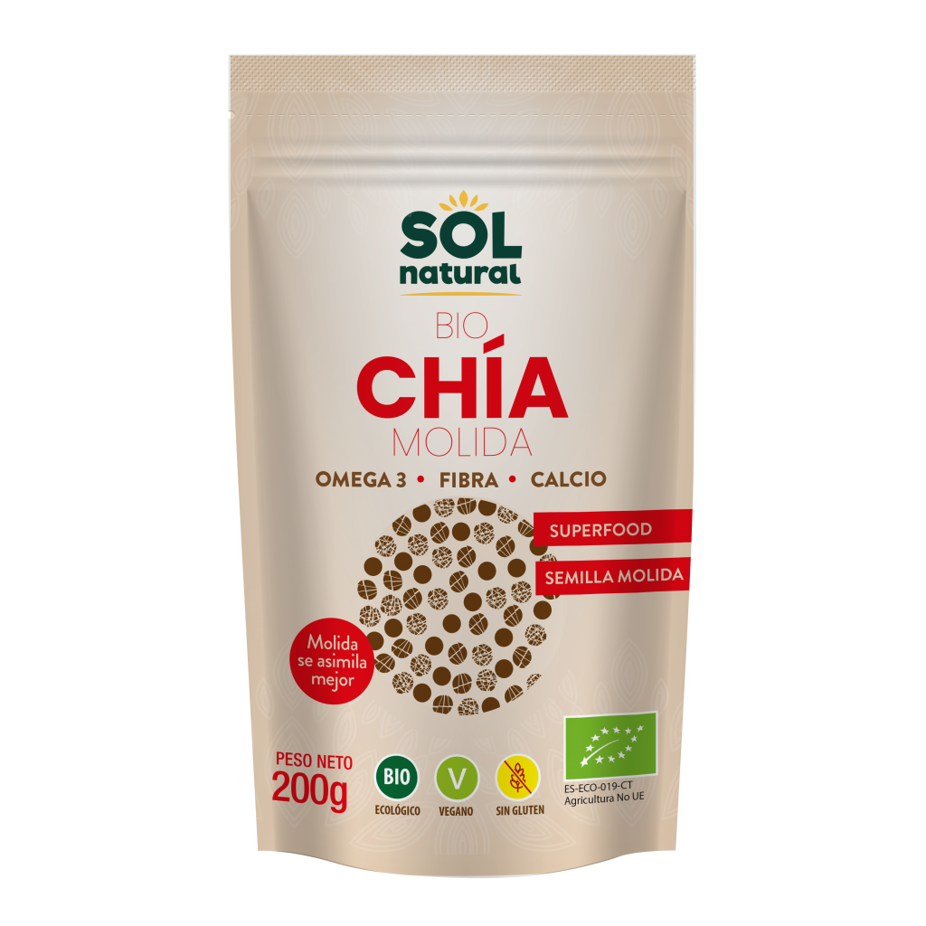 Semillas de Chía Molidas Bio 200gr.