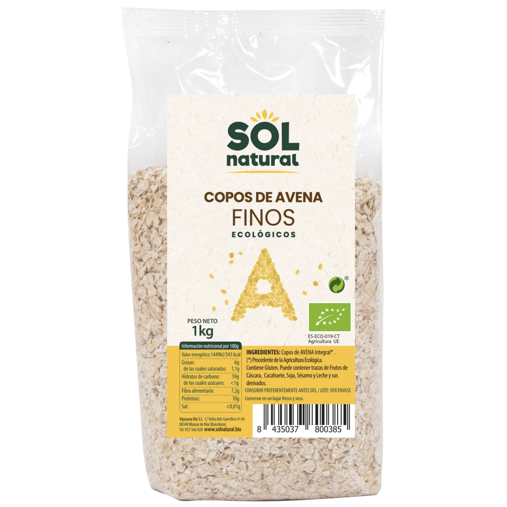 Copos de Avena Finos 1k