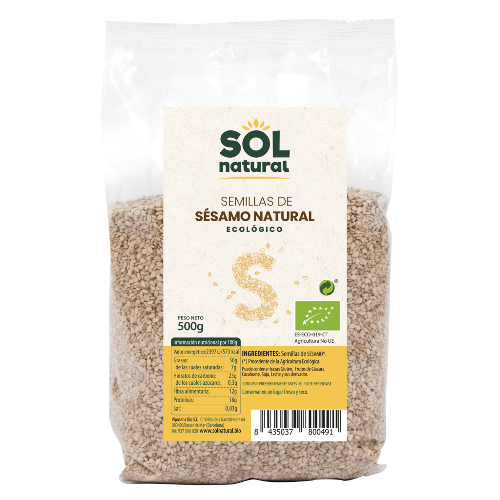 Semillas de Sésamo Natural Bio 500gr.