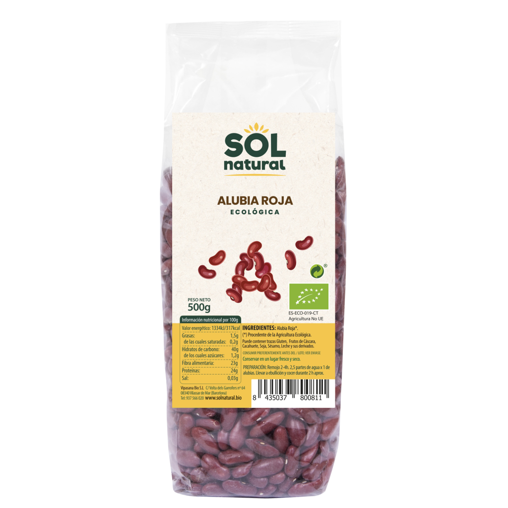 Alubia roja bio 500gr.