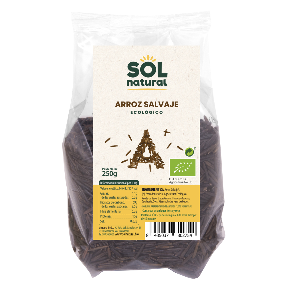 Arroz Salvaje Bio 250gr.