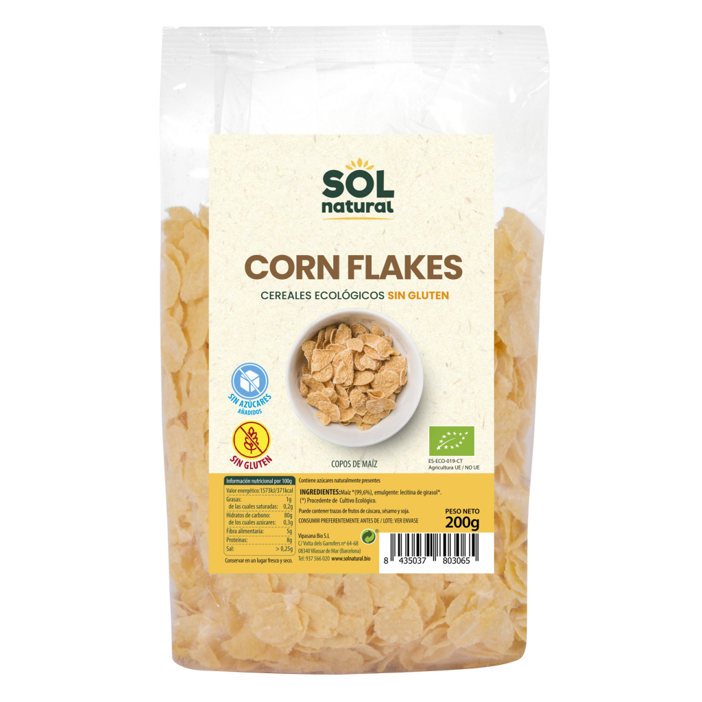 Corn Flakes Sin Gluten Bio 200gr.