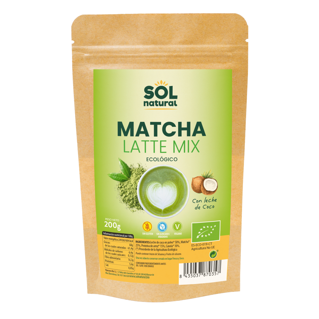 Matcha Latte Mix Bio 200gr.