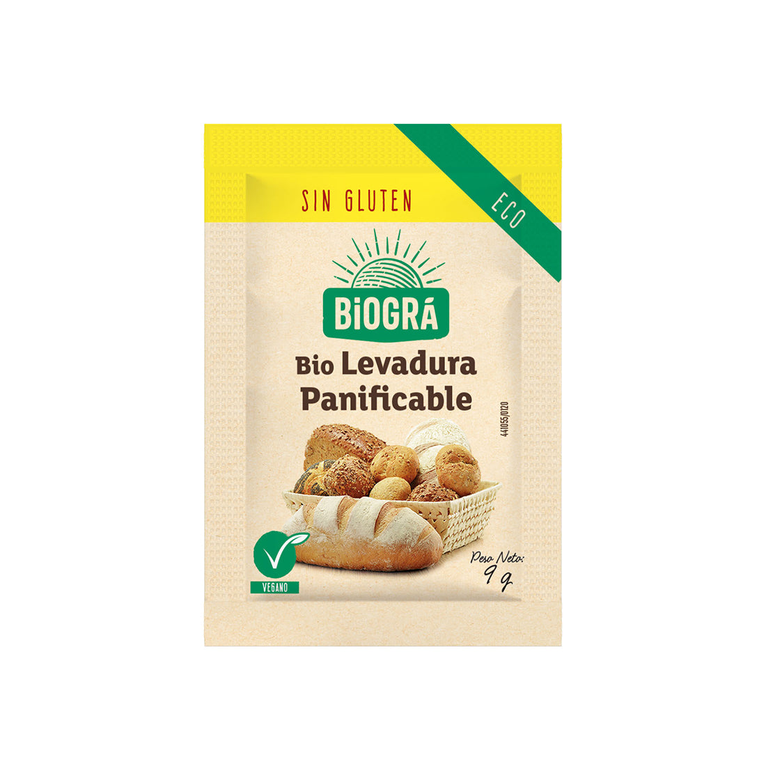 Levadura para Pan en Polvo - 9gr.
