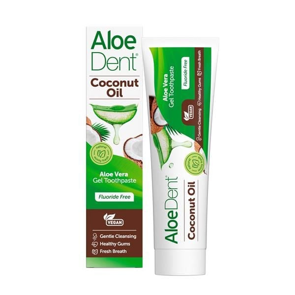 Dentrífico AloeDent Sin Flúor Aceite de Coco 100ml