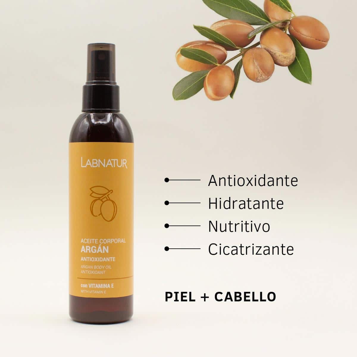 Aceite Corporal Argán 200ml Labnatur