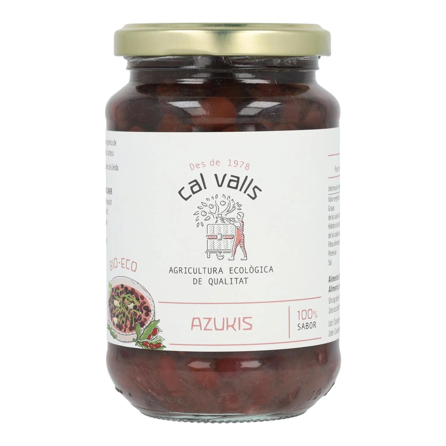 Azukis cocidos Eco 370g.