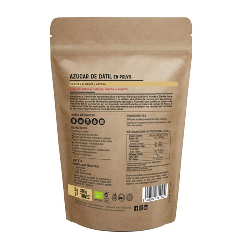 Azucar de Dátil Ecológica 300gr.