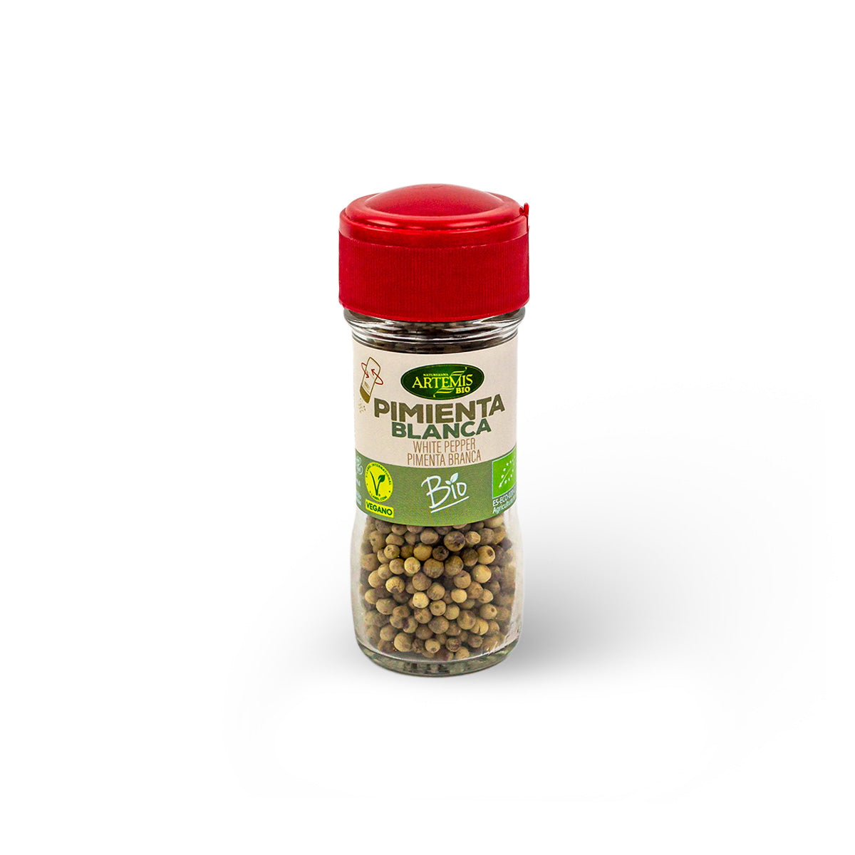 Pimienta Blanca Molinillo 45grs. Bio.