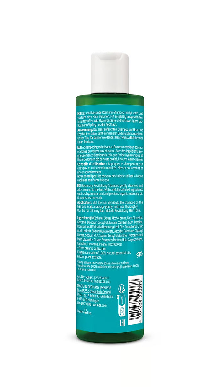 Champú Revitalizante de Romero 250ml - WELEDA