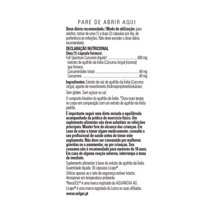 Full Spectrum Cúrcuma - 30 cápsulas