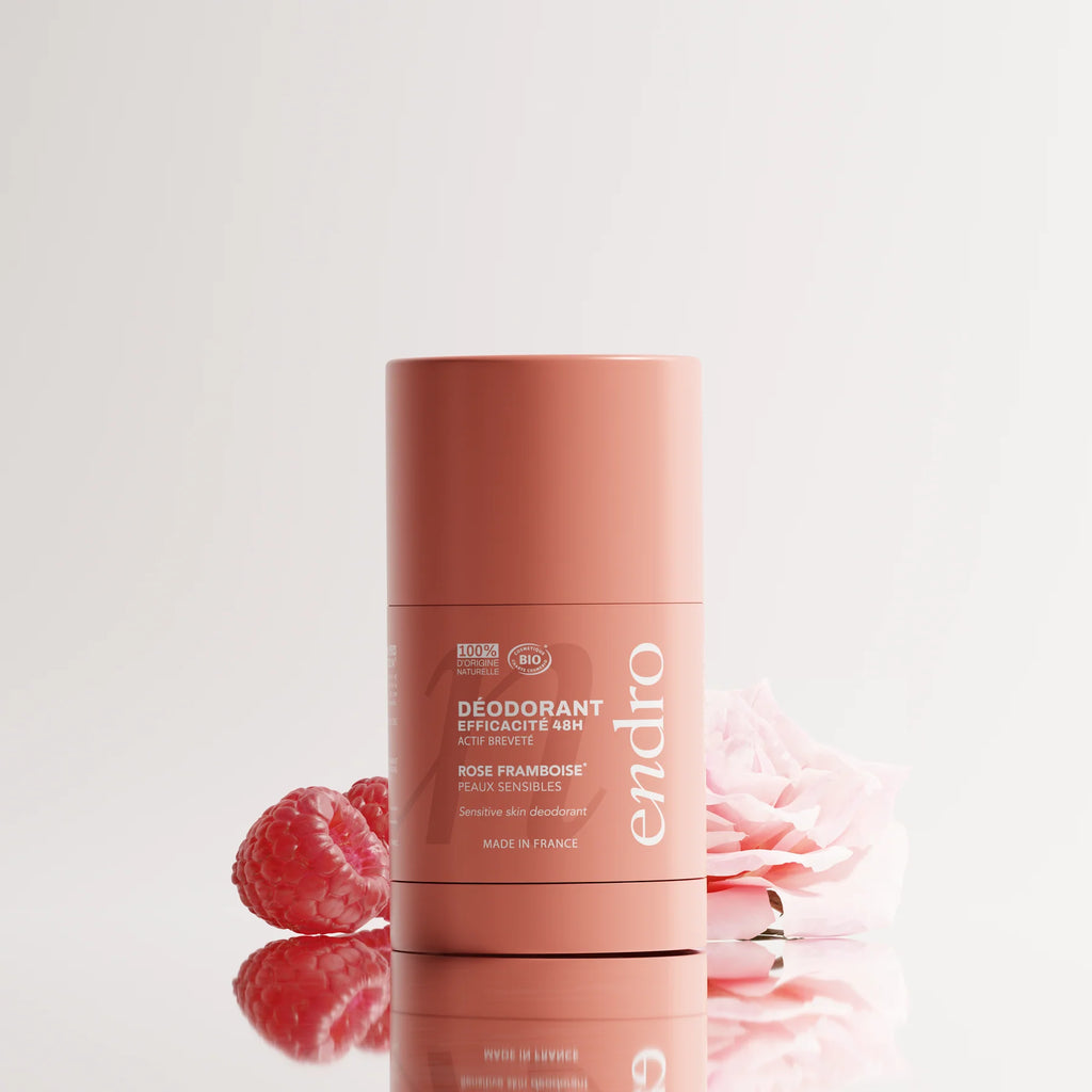 Desodorante en barra recargable 48H - Aroma rosa-frambuesa