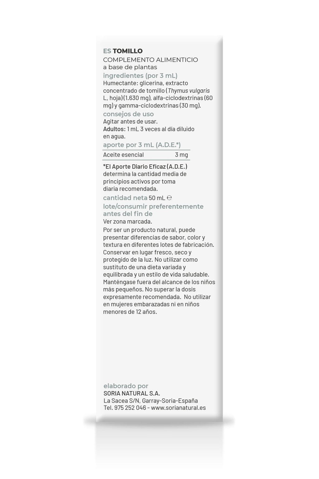 Tomillo Extracto