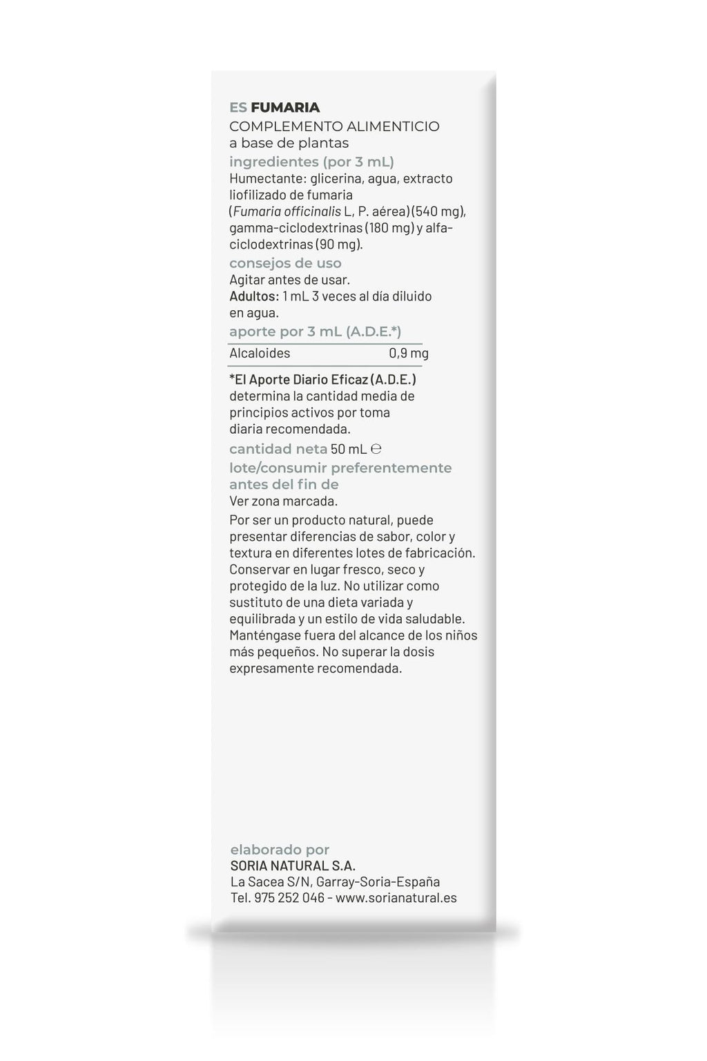 Fumaria Extracto