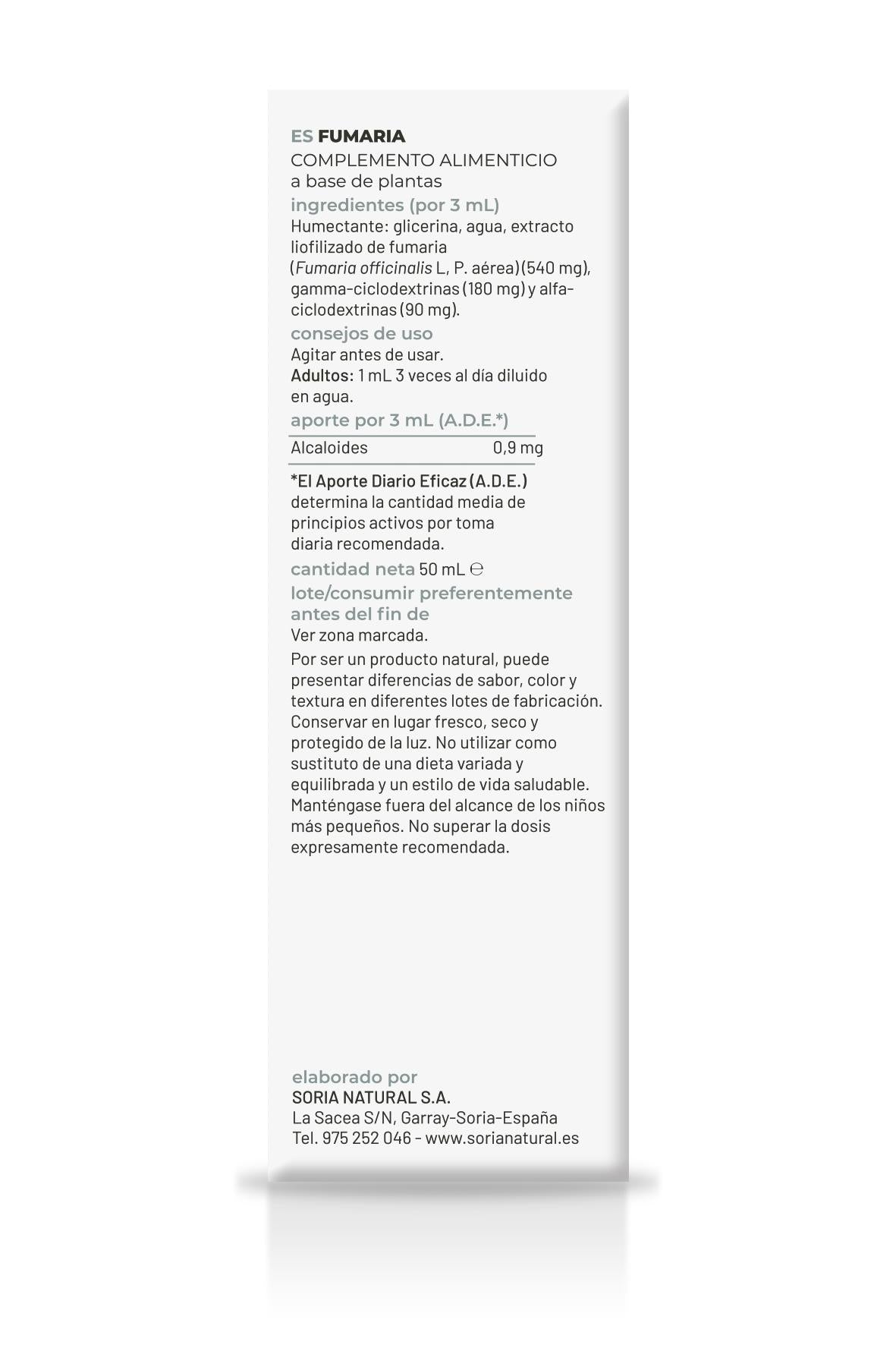 Fumaria Extracto