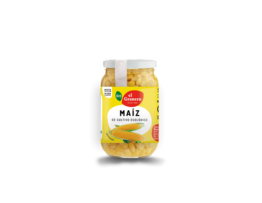 Maíz Dulce Cocido Bio, 345 g