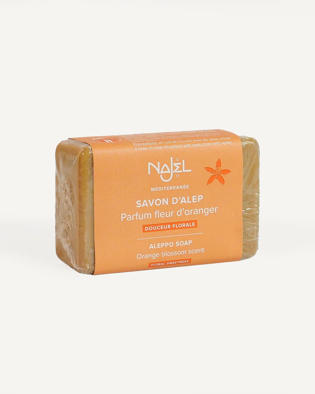 Jabón de Alepo orgánico con naranja 100g