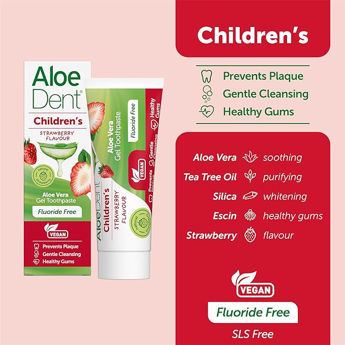 Dentífrico Niños ALOEDENT sabor Fresa