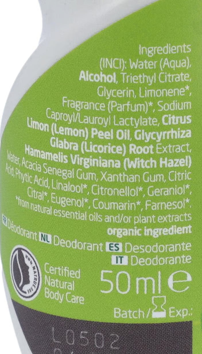 Desodorante Roll-On 24h de Citrus - WELEDA