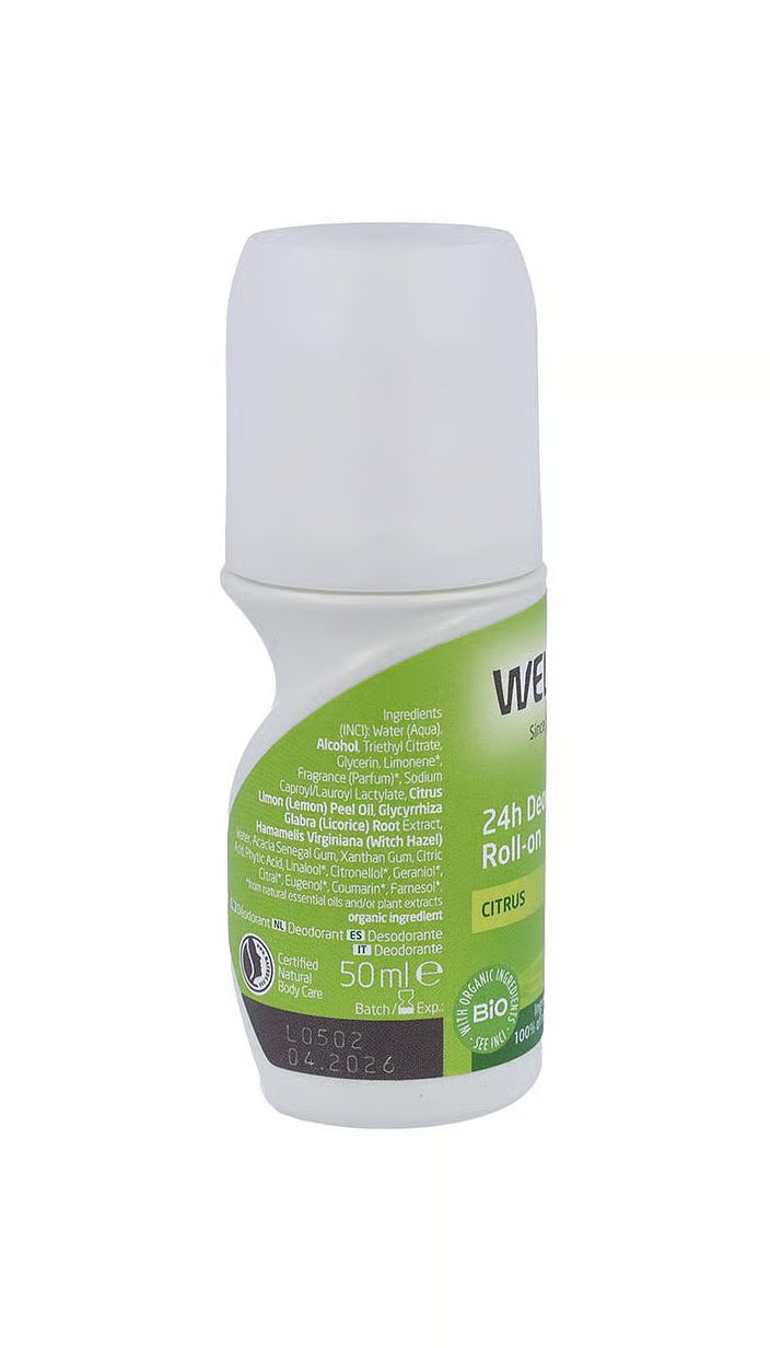 Desodorante Roll-On 24h de Citrus - WELEDA