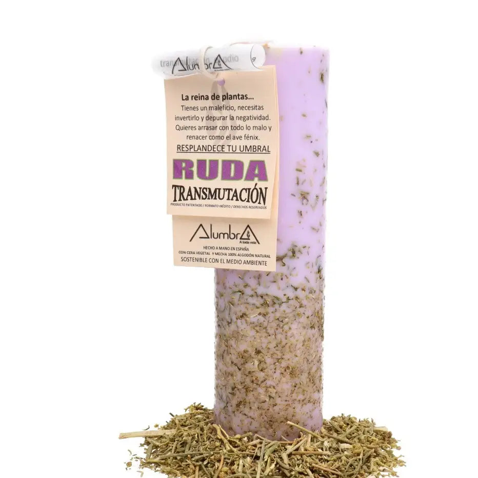 Vela Artesanal con Ruda - Transmutación