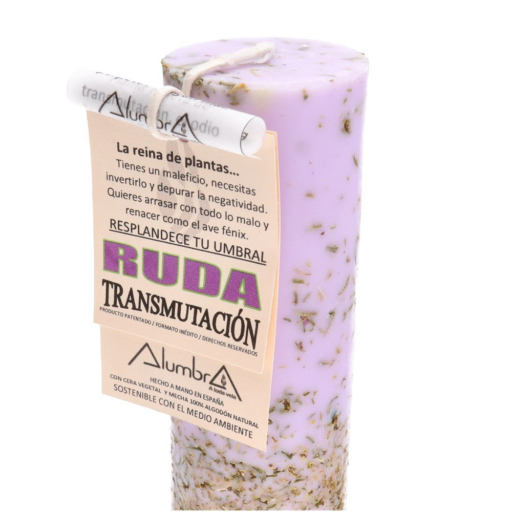 Vela Artesanal con Ruda - Transmutación
