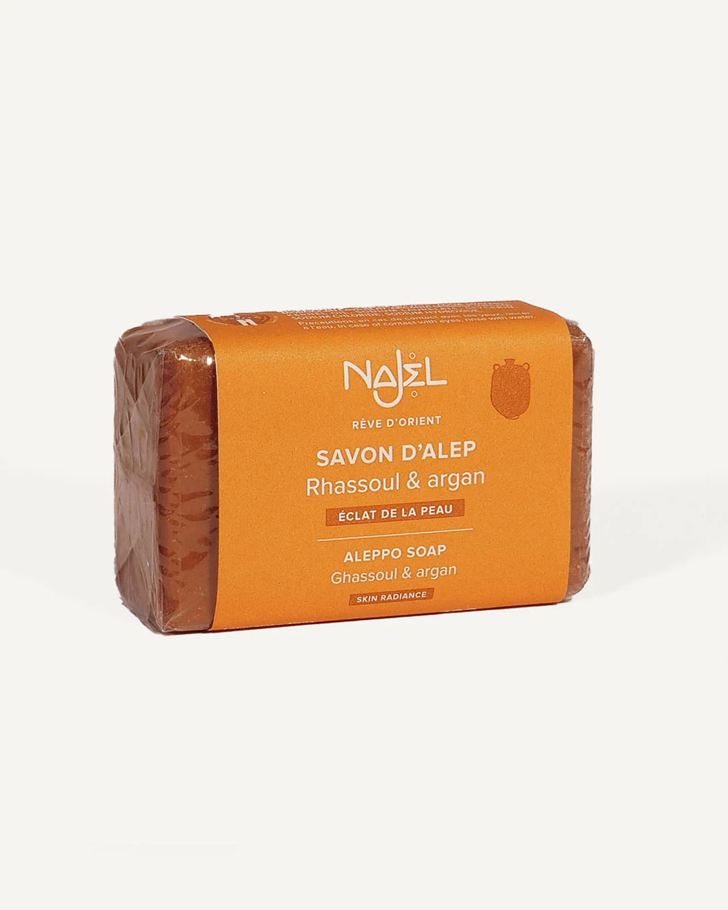 Jabón de Alepo con Rhassoul y Aceite de Argán