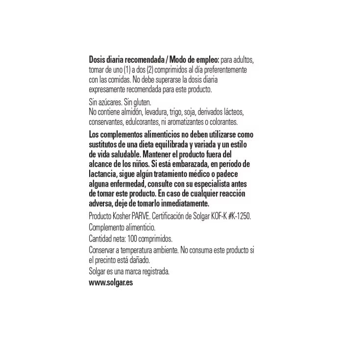 Selenio 100 μg - 100 comprimidos