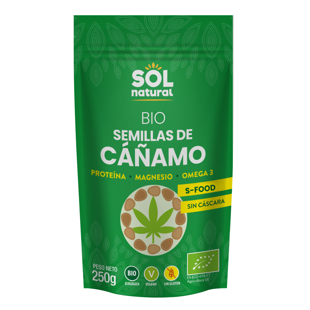 Semillas de Cañamo Bio 500gr.