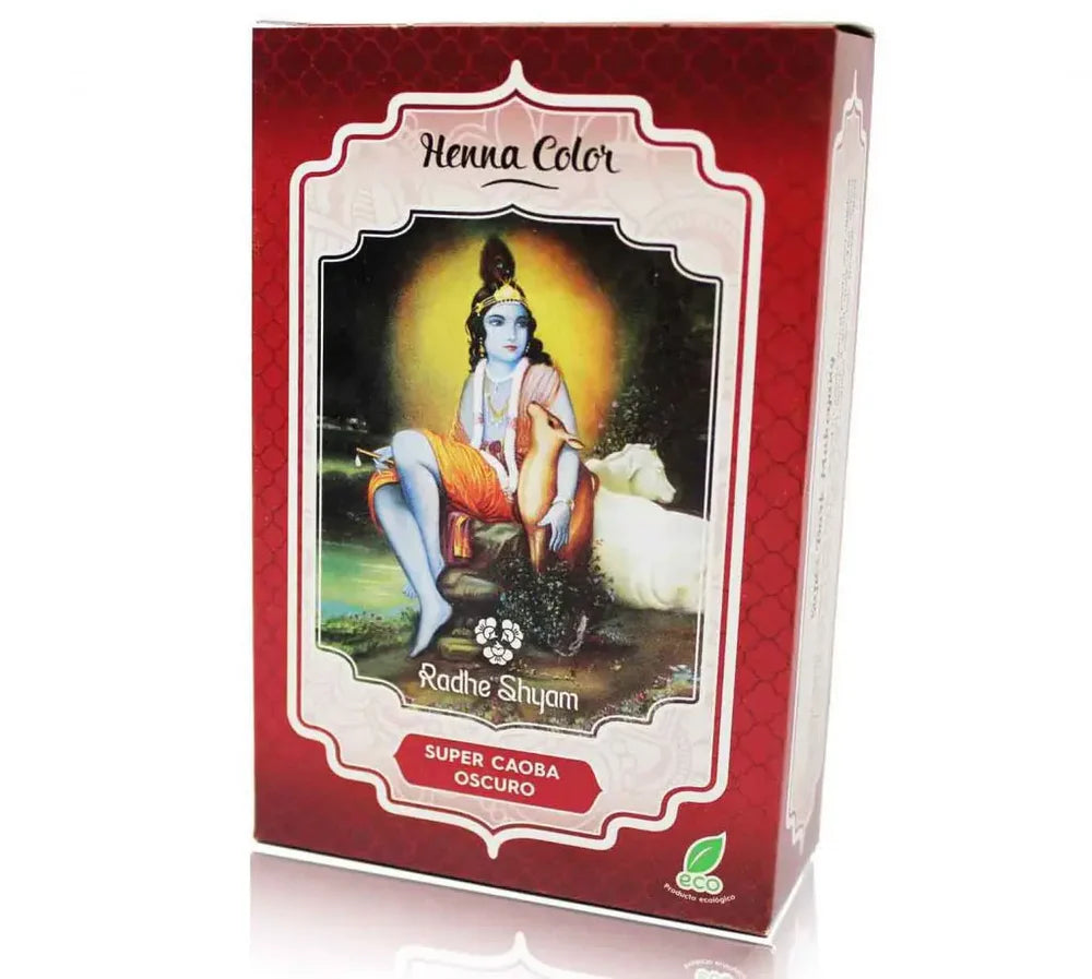 Henna Super Caoba Oscuro Natural en Polvo - Tinte Vegetal 100g