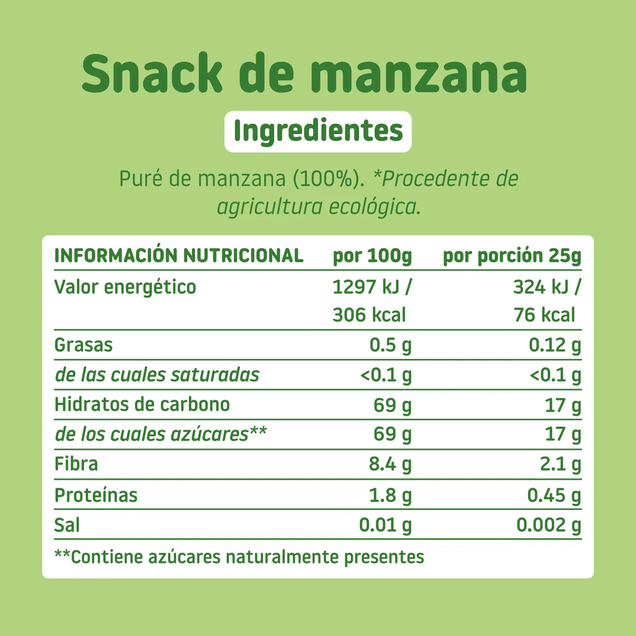 Sminolas Manzana Eco 25gr.