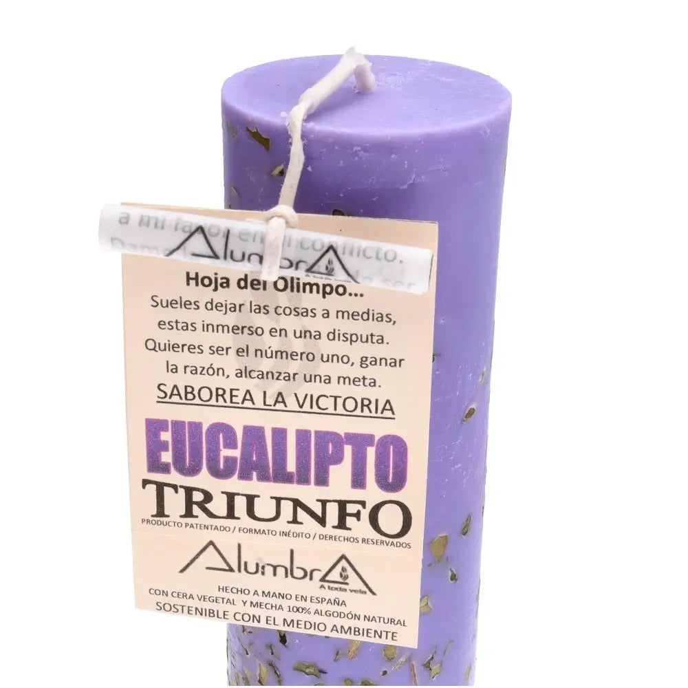 Vela Artesanal con Eucalipto - Triunfo